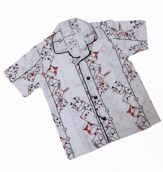 Jungle Friends Peeping Night Wear