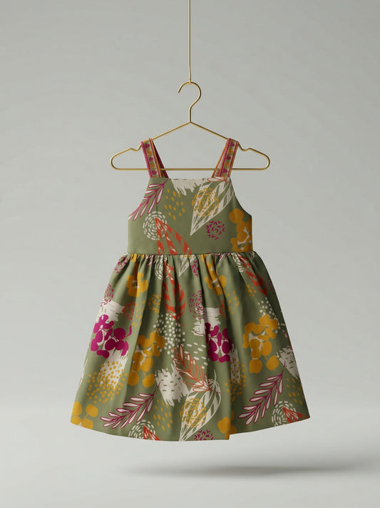 The Wanderer Dress in Sage