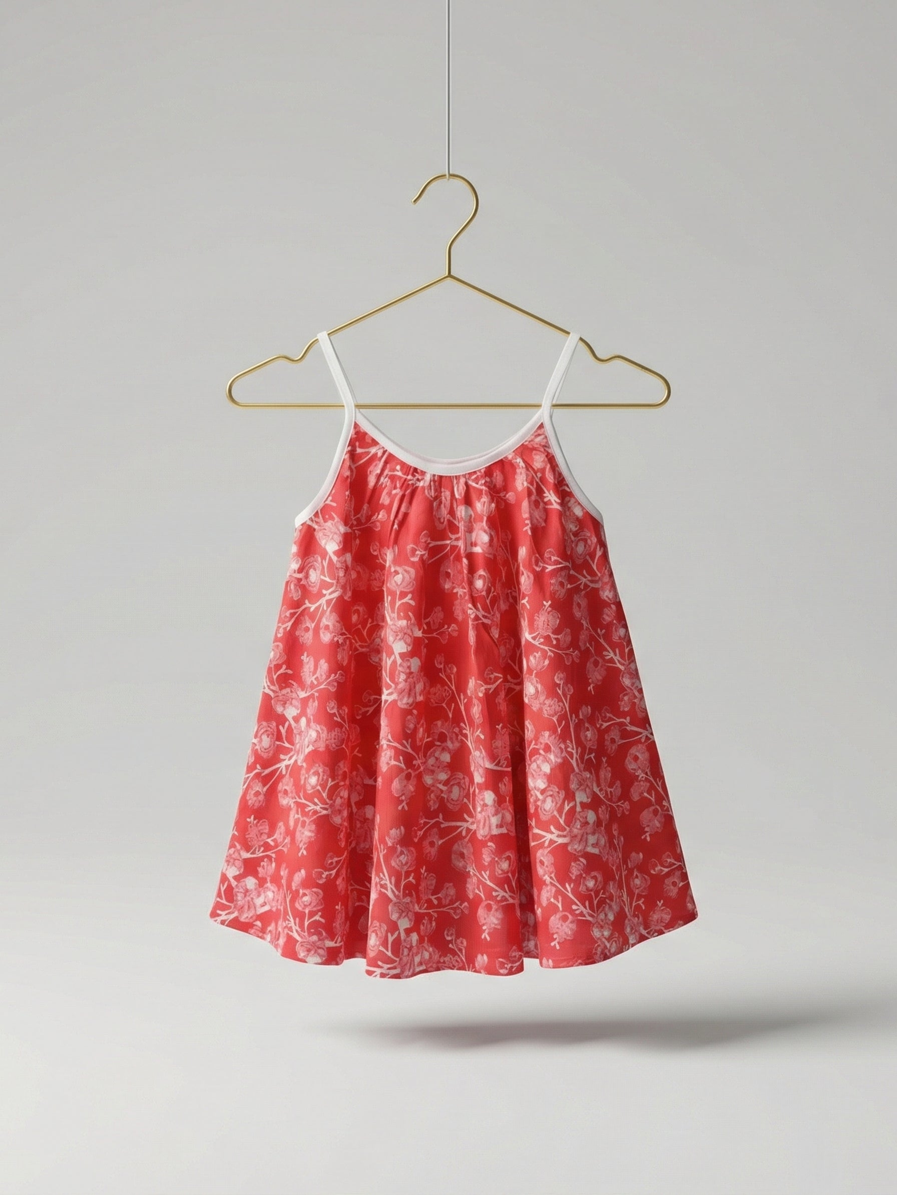 Beach Dress in Red – The Little Stitch