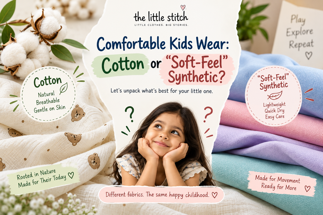 Comfortable Kids Wear: Cotton or “Soft-Feel” Synthetic?