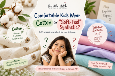 Comfortable Kids Wear: Cotton or “Soft-Feel” Synthetic?