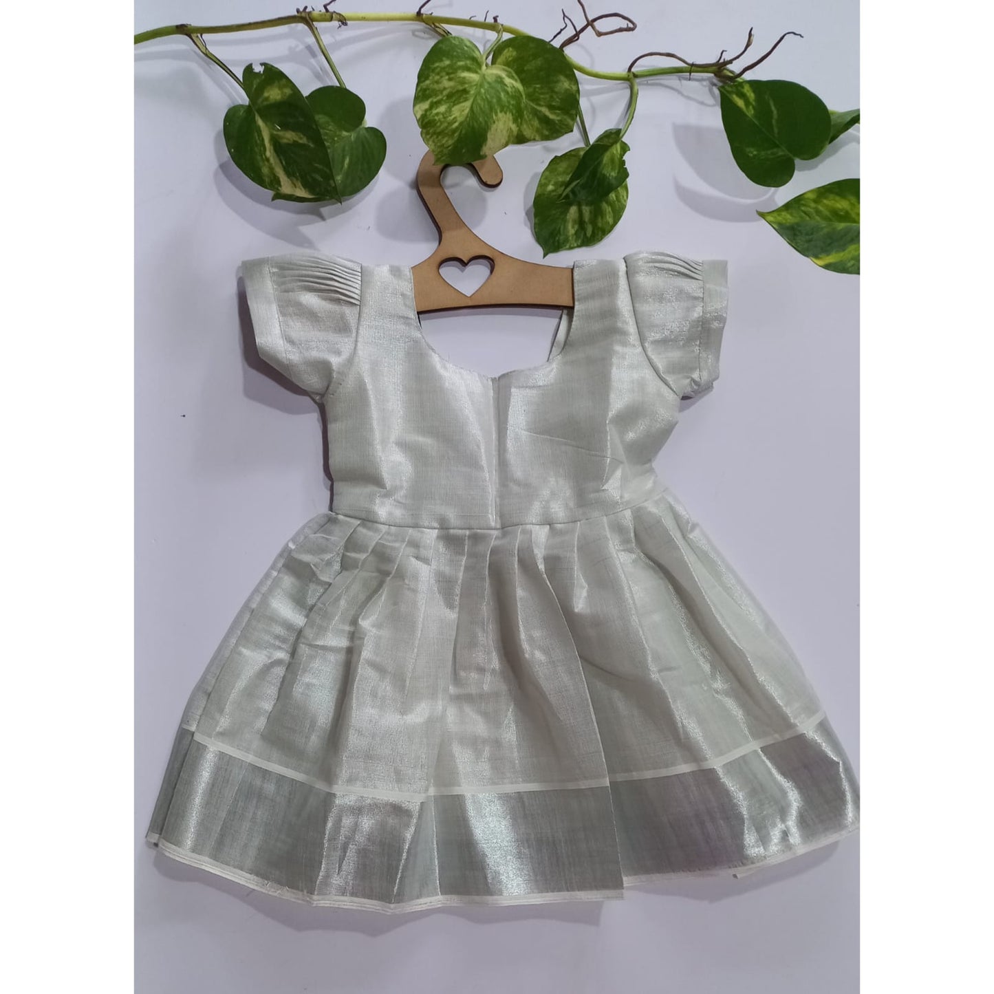 Silver Kasavu dress