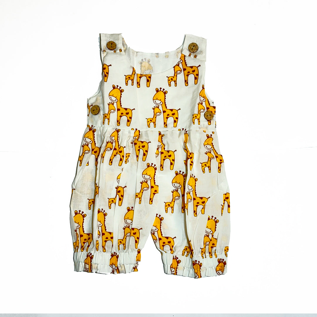 Romper in Giraffe Print