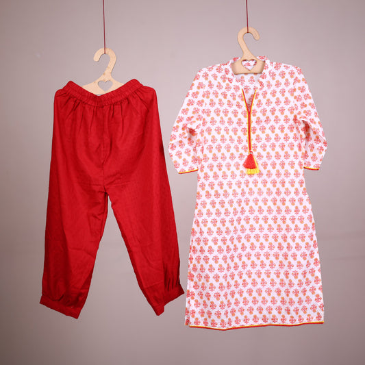 Phool Kurta Pant Set