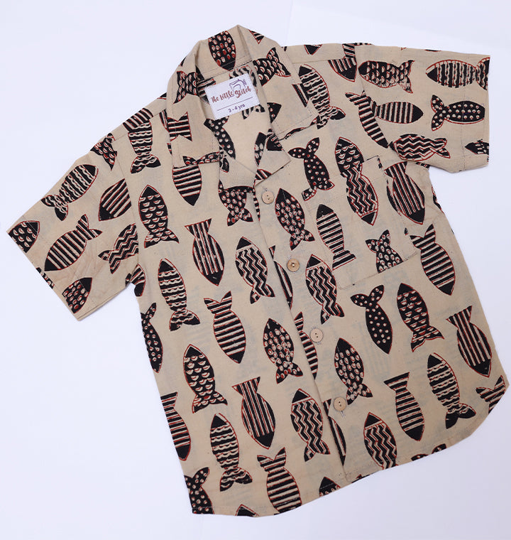 Shirt in Fish Print