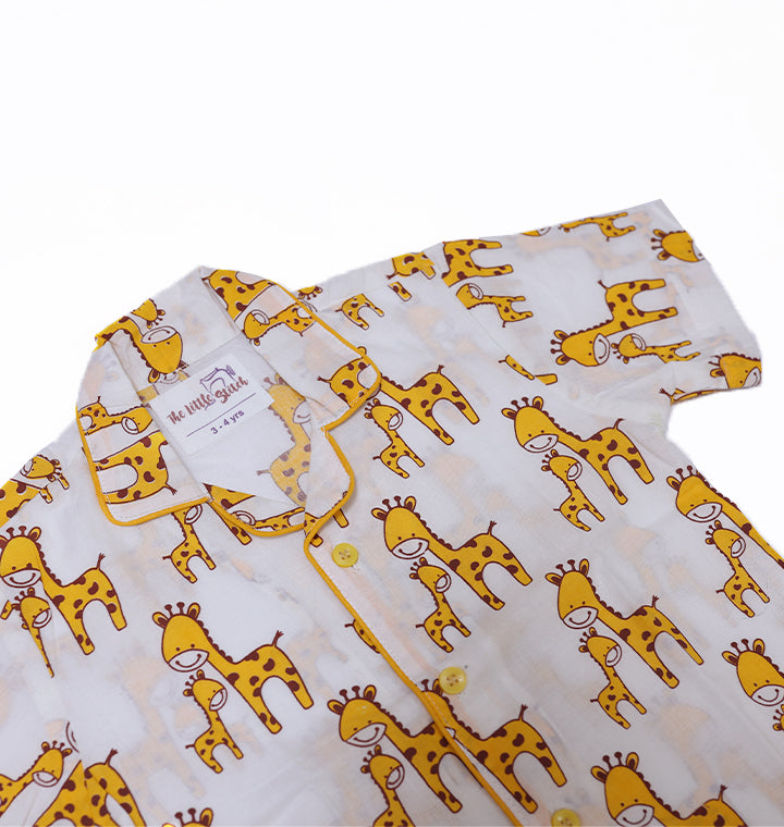 Jungle Friends Night Wear Giraffe Print