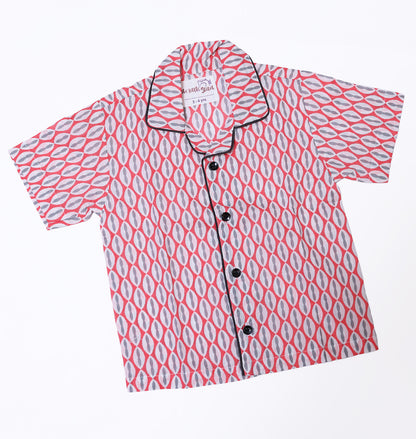 Peach and White Nightwear