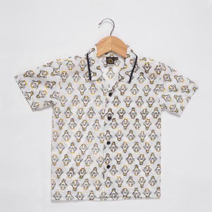 Jungle Friends Night Wear Penguin Print