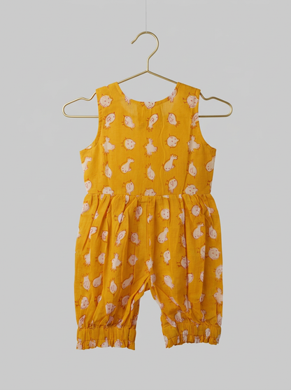 Chidiya Romper in Yellow