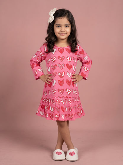 Hearts Crew Dress