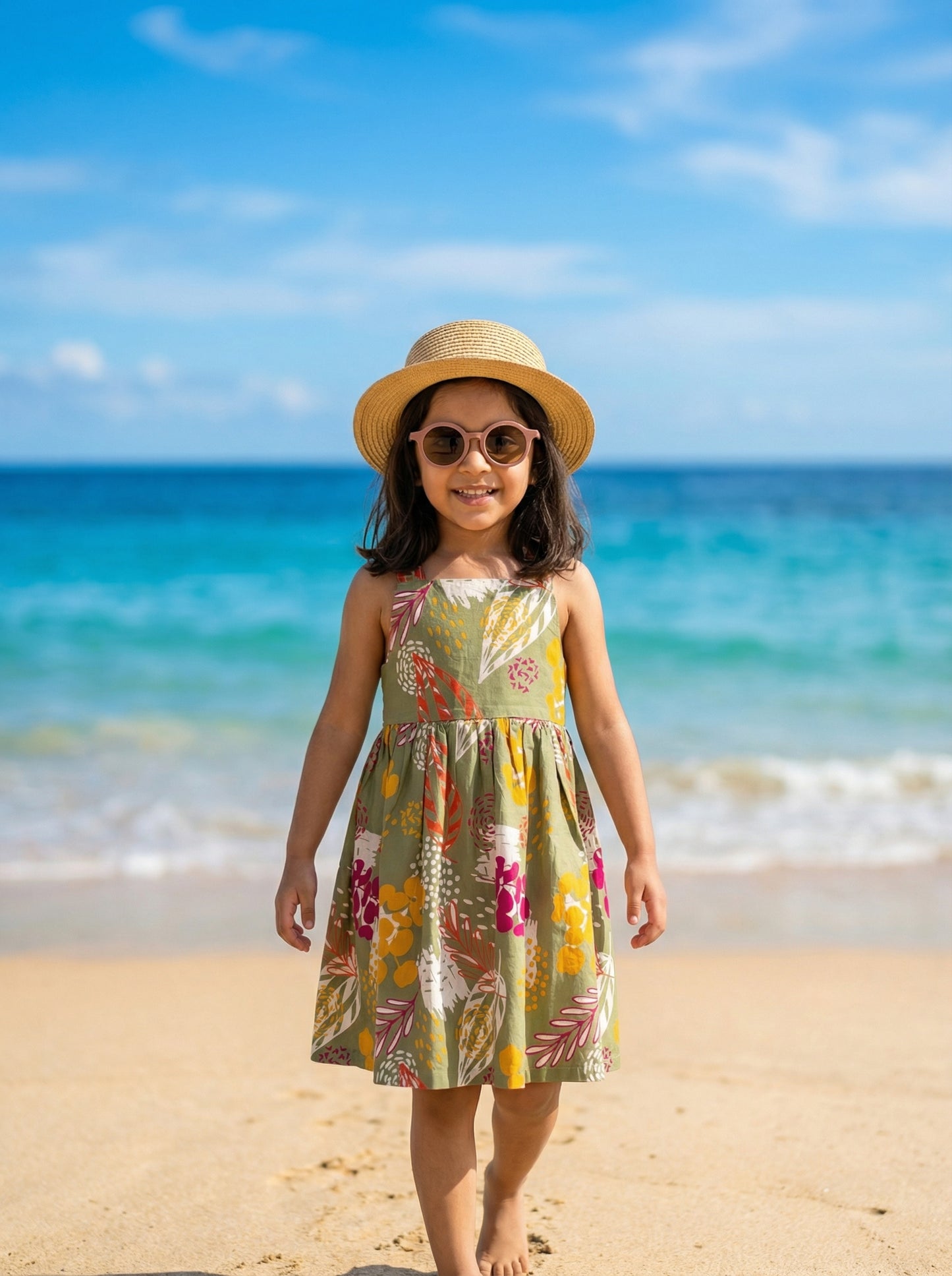 The Wanderer Dress in Sage