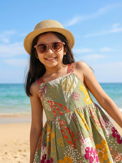 The Wanderer Dress in Sage