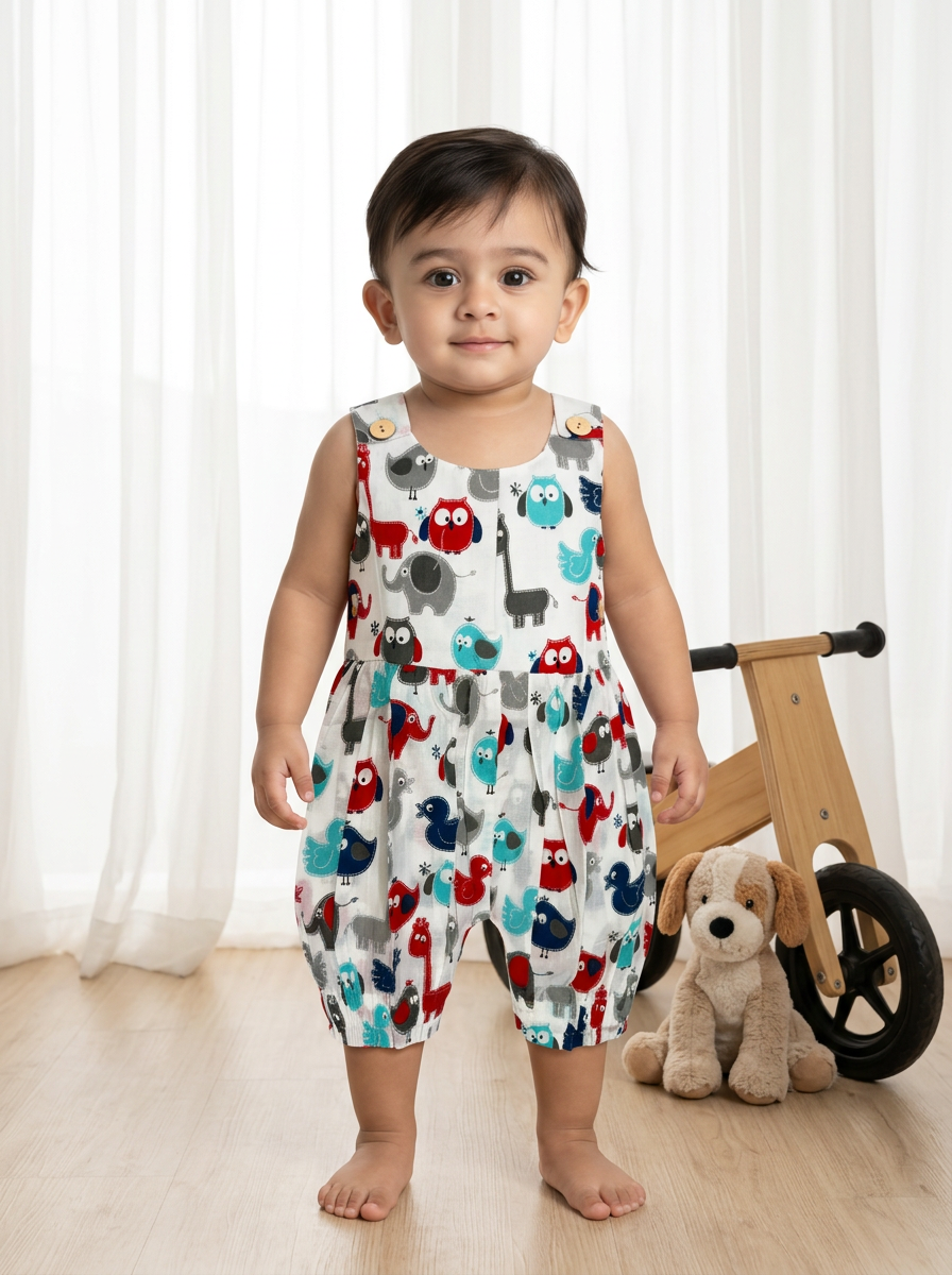 Jungle Friends Romper