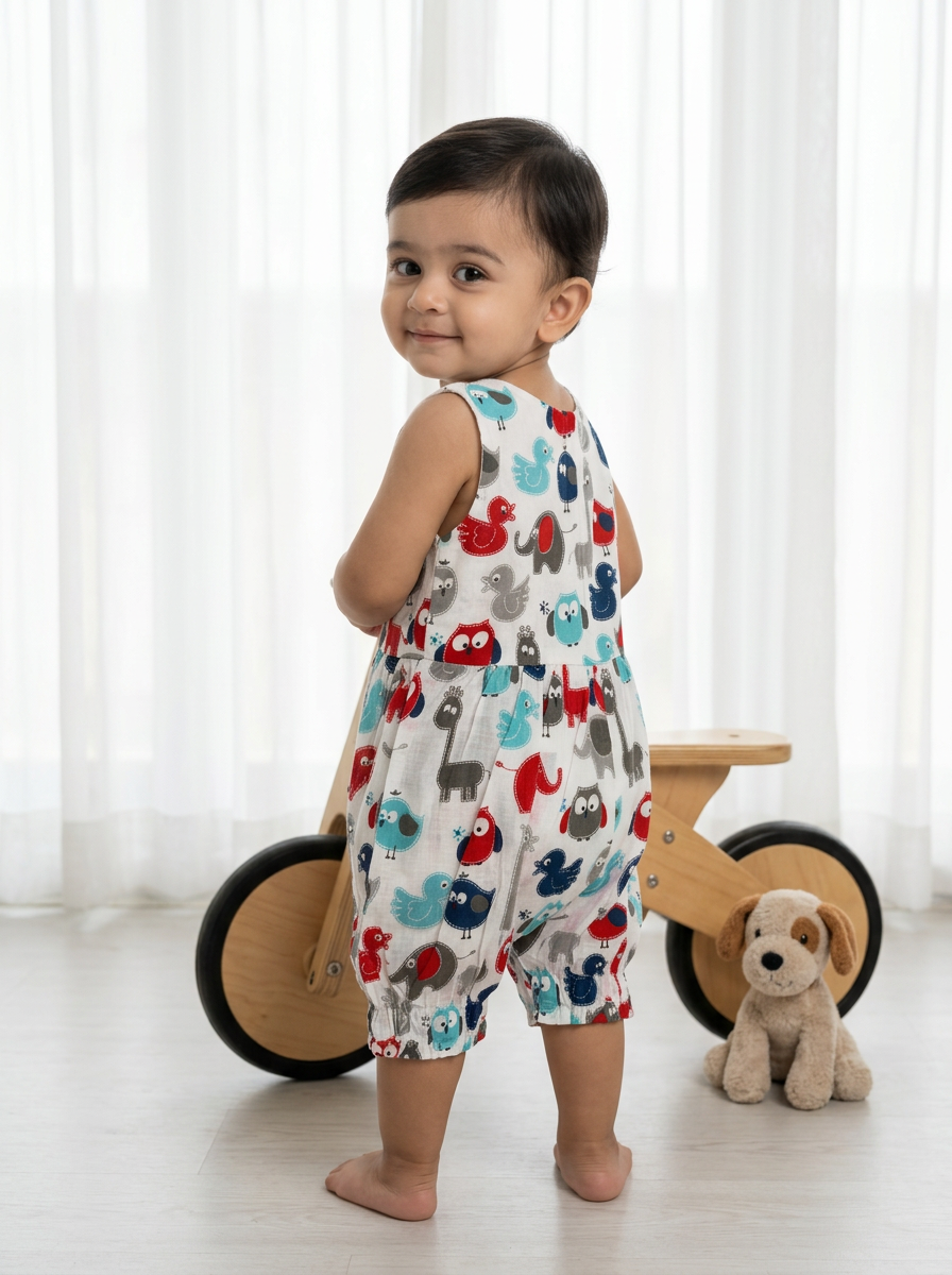 Jungle Friends Romper