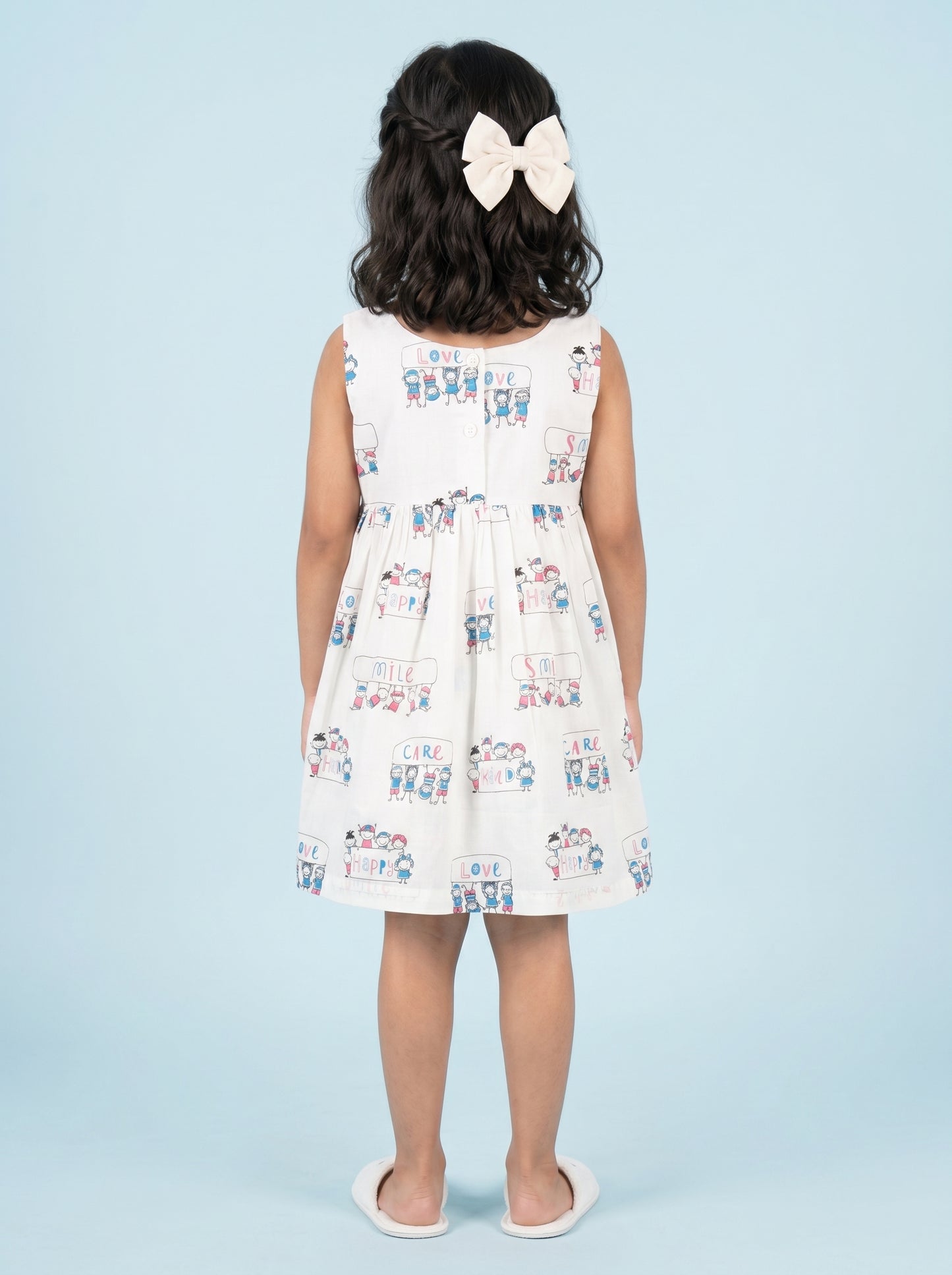 Rainbow Words Twirl Dress
