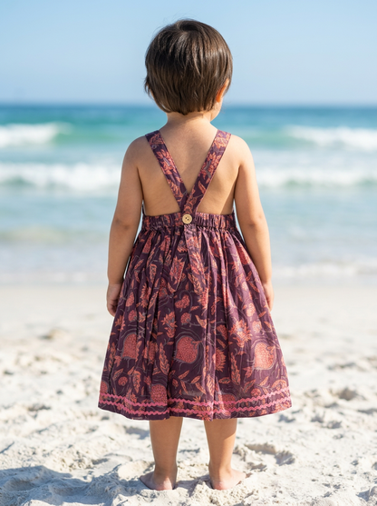 The Wanderer Dress in Mauve