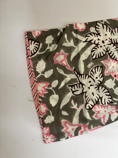 Gulmohar Dress in Grey and Pink