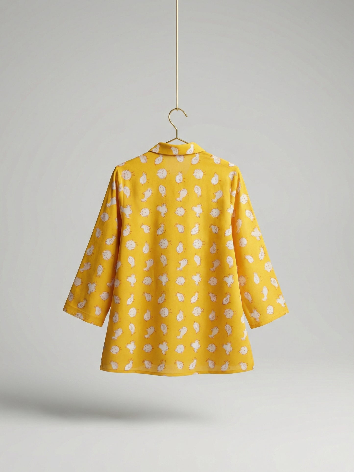 Chidiya Kurta in Yellow