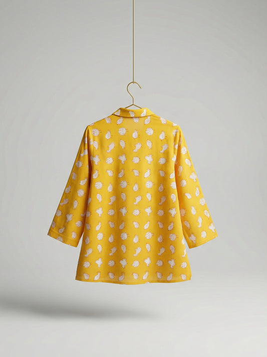 Chidiya Kurta in Yellow