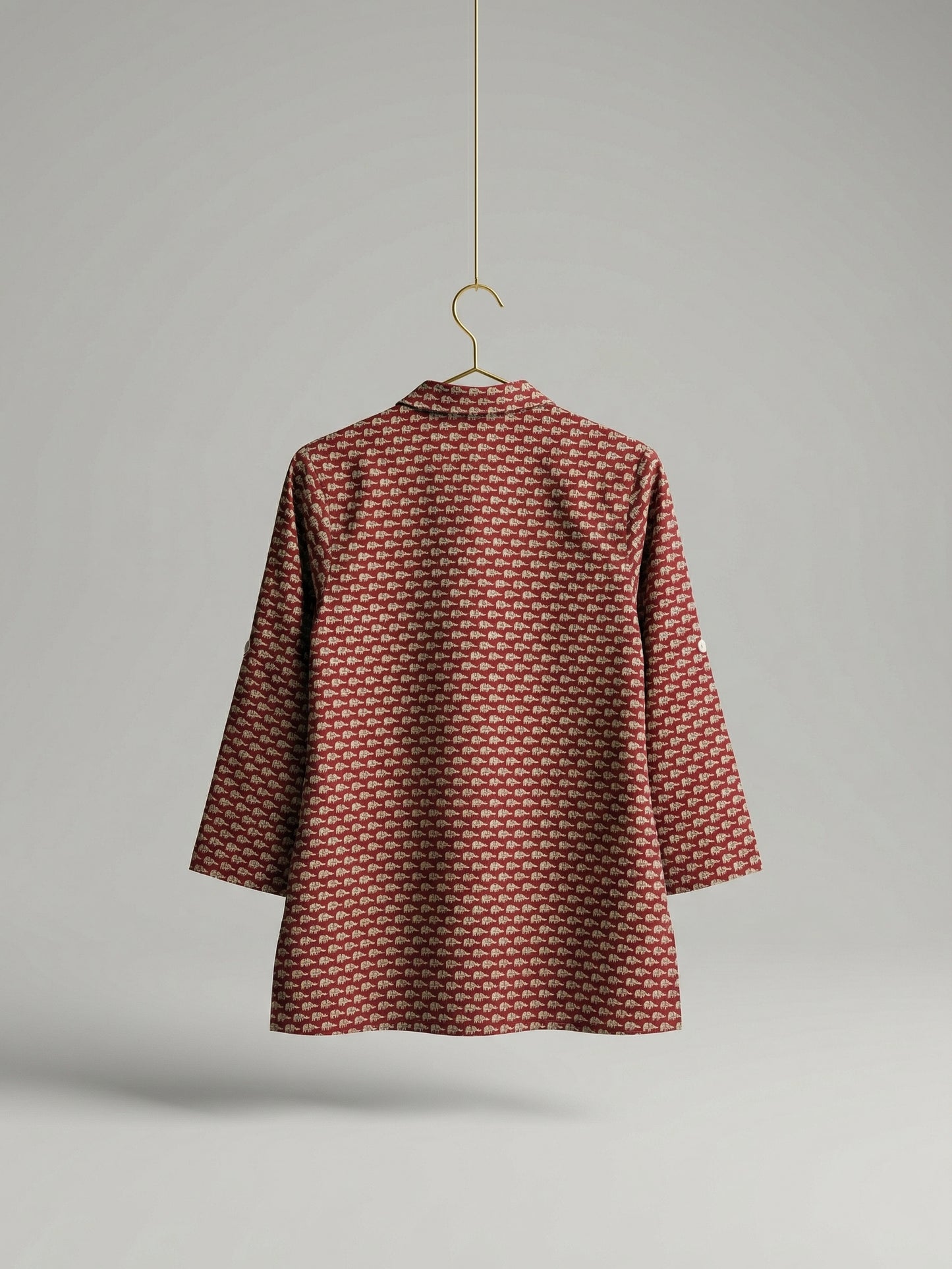 Ellie Kurta in Maroon