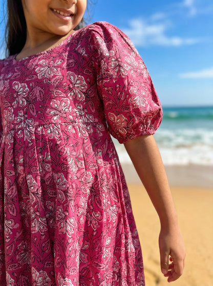 Gardenia Dress in Mauve