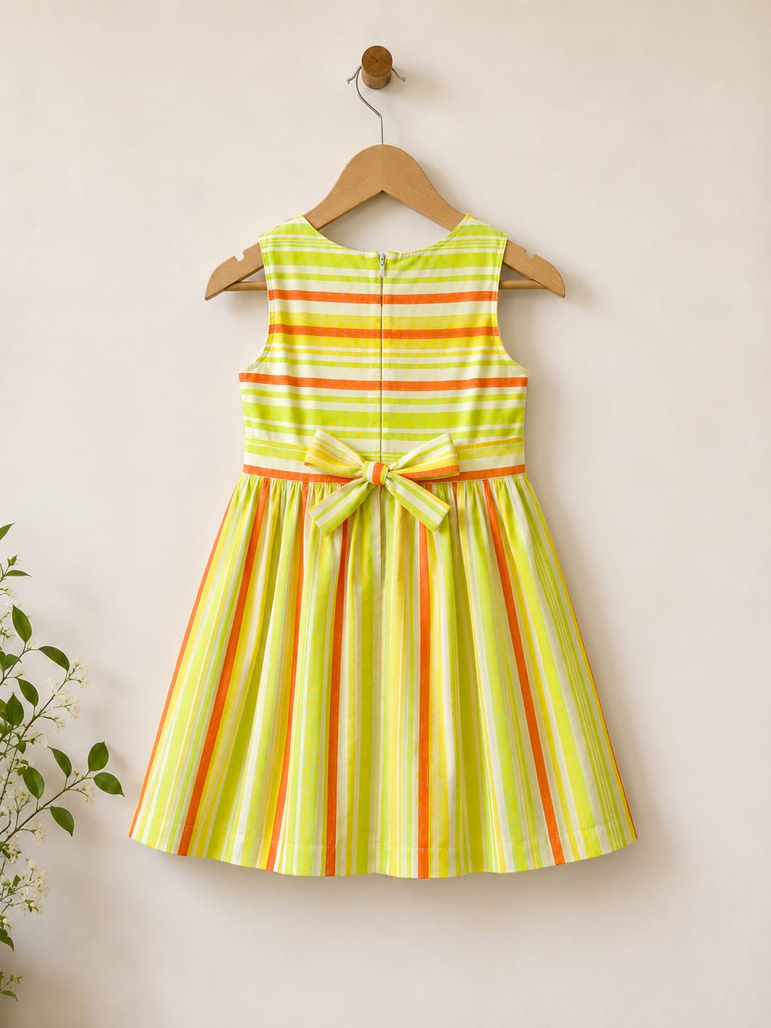 Sunny Striped Dress with Jacket