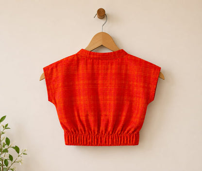 Bhoomi Ghagra Choli in Green and Orange