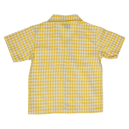 Checks Mania Nightwear in Yellow and White