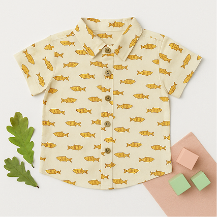 Fish Printed Shirt