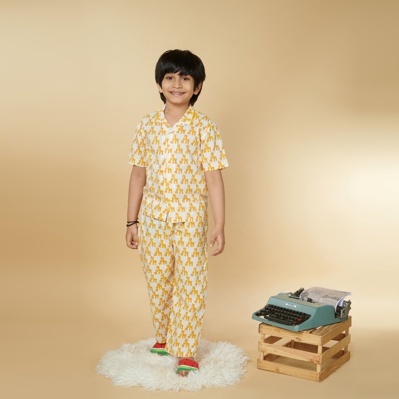 Jungle Friends Night Wear Giraffe Print